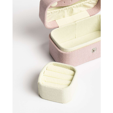 Organizador De Bijou Con Solapa Rosa Claro