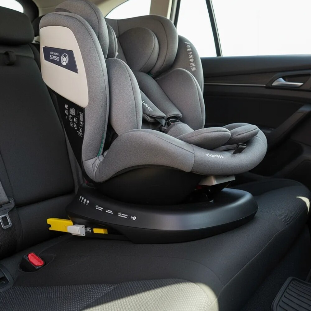 Butaca SHIFT 360 ISOFIX KIKKABOO 0-36kg dark grey Butaca SHIFT 360 ISOFIX KIKKABOO 0-36kg dark grey