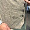 Chaleco de Lana Beige Melange