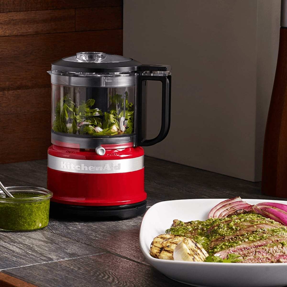 Mini picadora 830 ml Rojo Imperial KitchenAid 