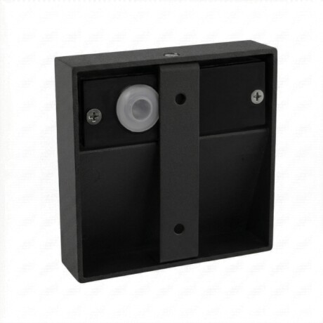 ARTEFACTO EXTERIOR DE PARED CUADRADO GALEANO 3W Luminaria de Exterior de Pared Cuadrado Galeano 3W Negro