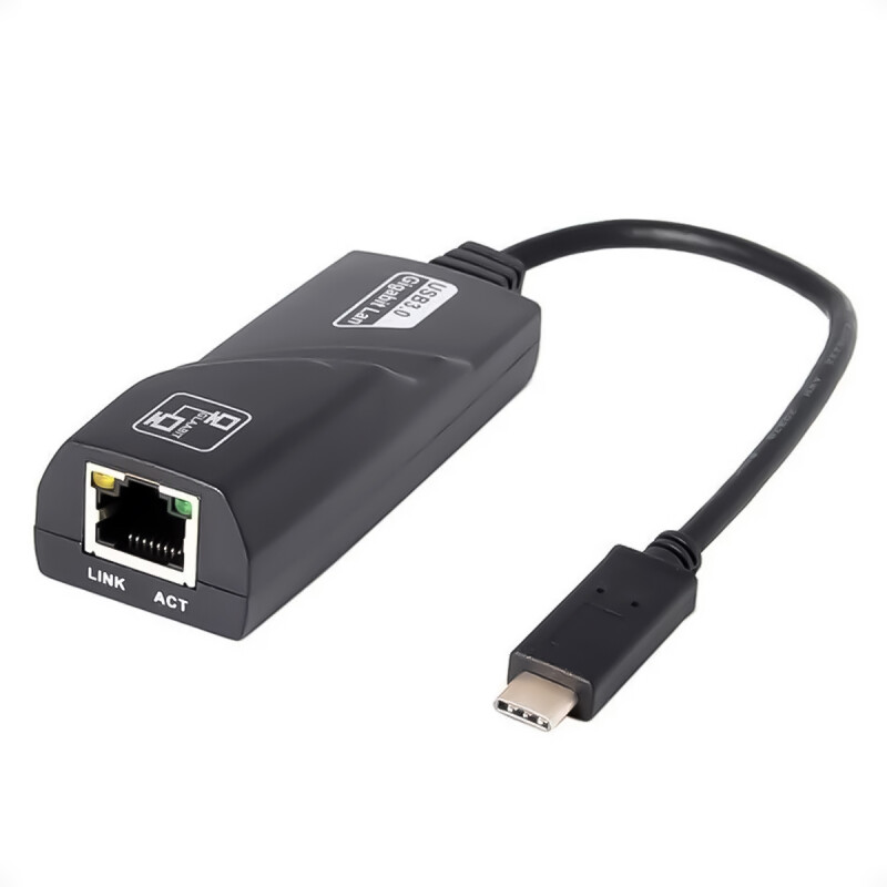 Adaptador de Red USB Tipo C 3.0 a Ethernet Rj45 Gigabit 1000 Mbps Adaptador de Red USB Tipo C 3.0 a Ethernet Rj45 Gigabit 1000 Mbps