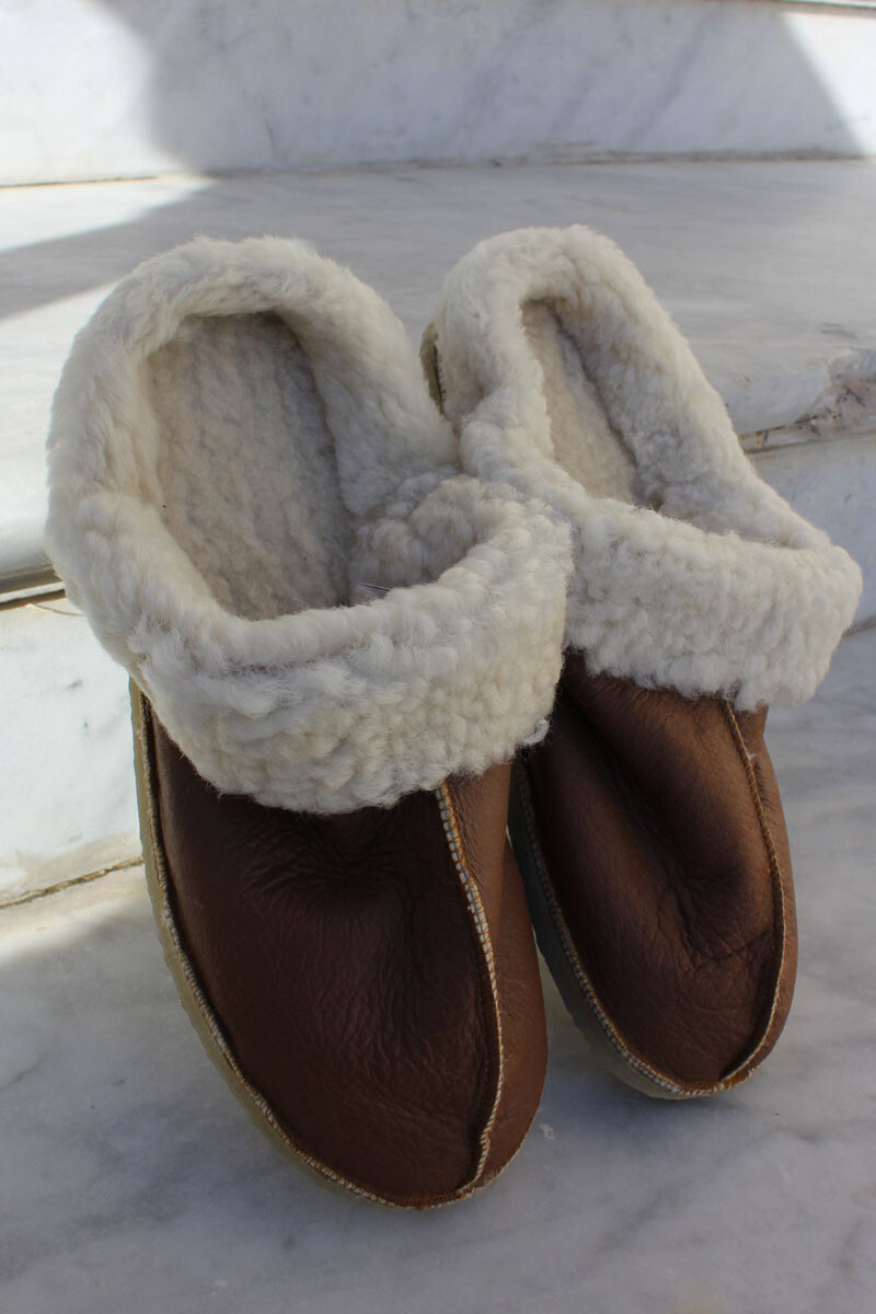 Pantufla borrego Habano