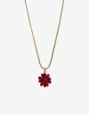 Cadena Corta con Dije Color Collar Con Dije Primavera - Dorado