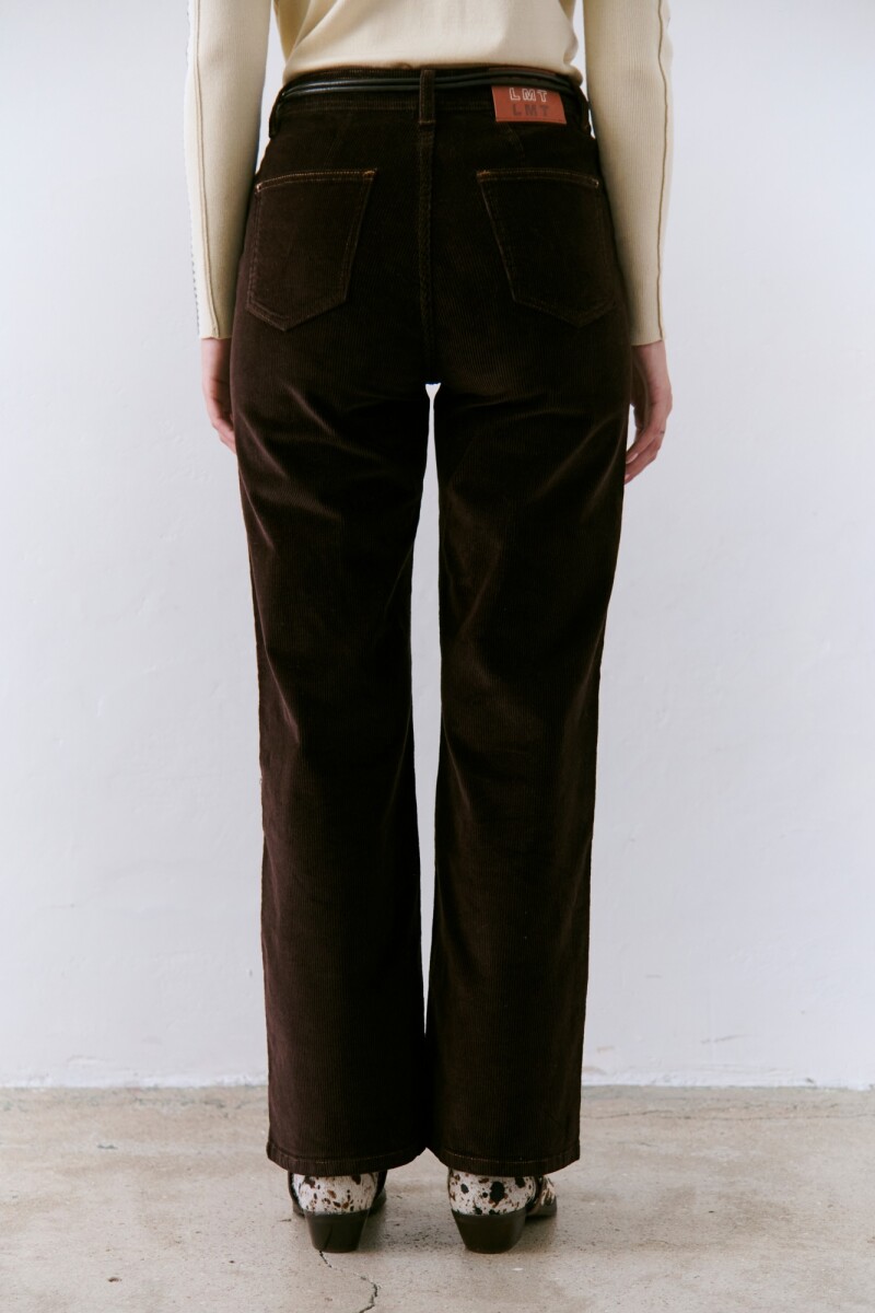 PANTALON PANA CHOCOLATE