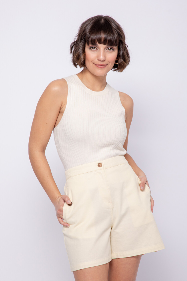 BERMUDA AVELLINO AMARILLO PASTEL