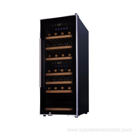 Cava de Vinos Wine Cooler 38 Botellas Doble Zona con Compresor SW-38 Cava de Vinos Wine Cooler 38 Botellas Doble Zona con Compresor SW-38