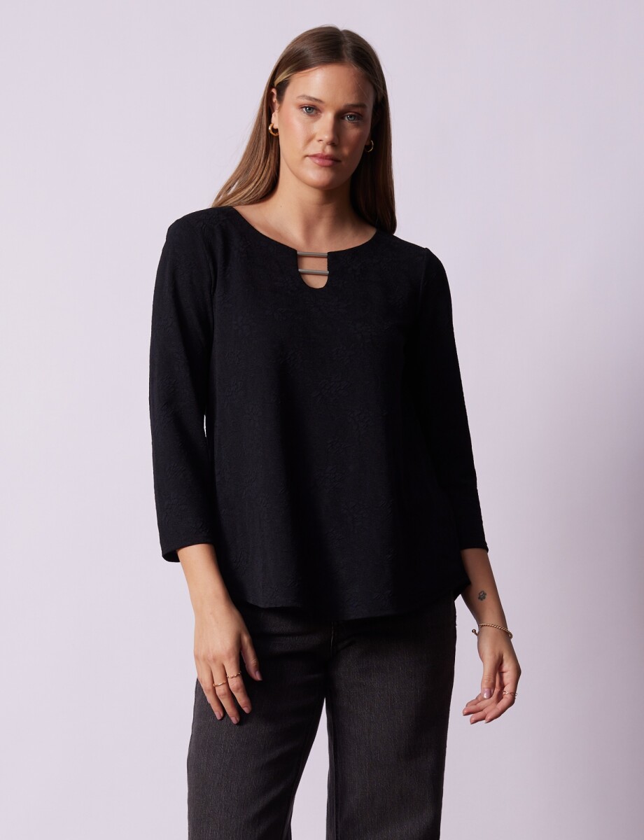 Blusa Labrada - Negro 