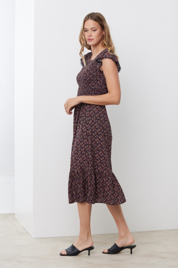 Vestido Liberty NEGRO/MULTI