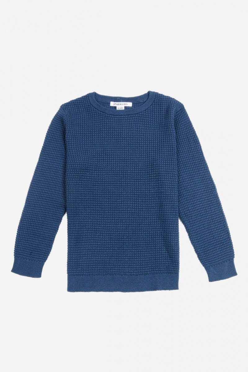 Sweater con estructura - Niño AZUL