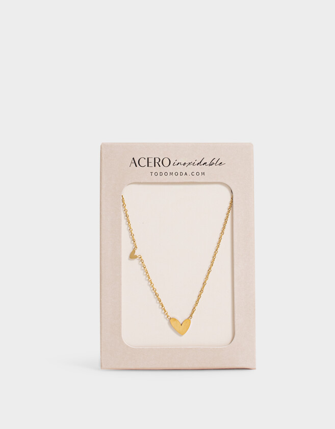 Collares Cortos Acero quirúrgico Collar Corto Acero Quirurgico - Dorado