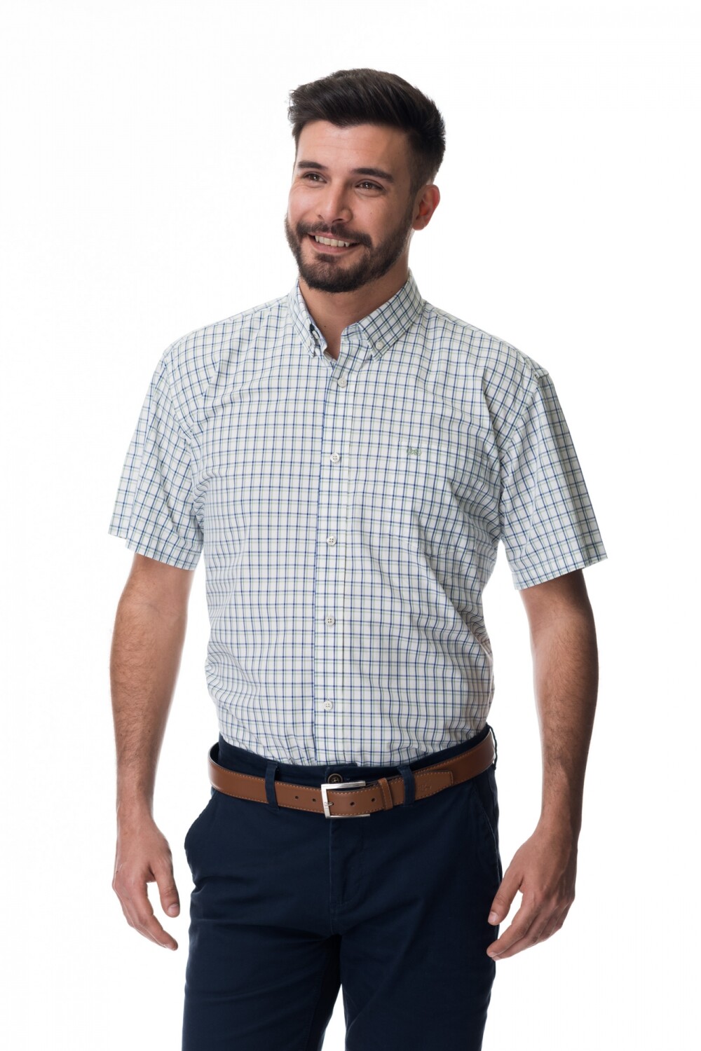 Camisa Cuadros Verde