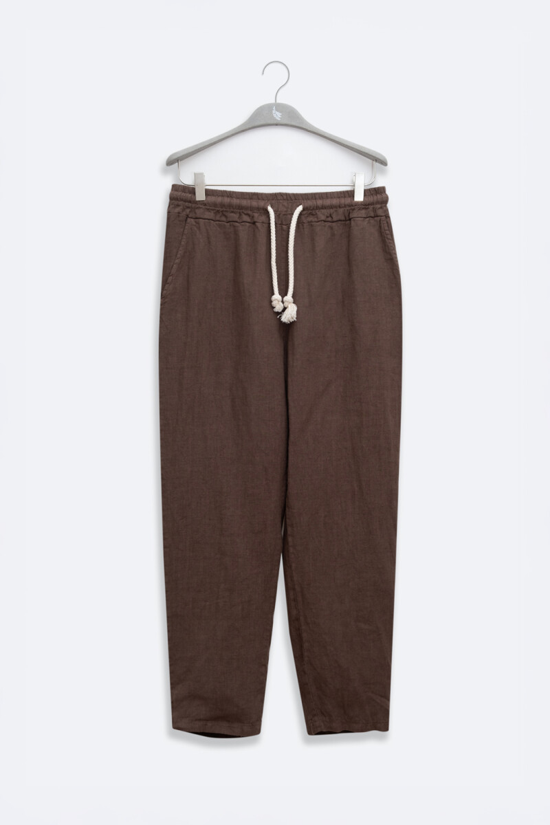 PREMIUM LINEN PANTS Moccha