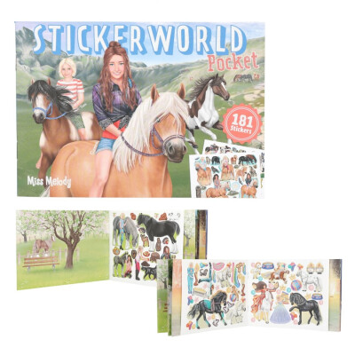 Libro de Stickers Miss Melody Pocket Top Model Libro de Stickers Miss Melody Pocket Top Model