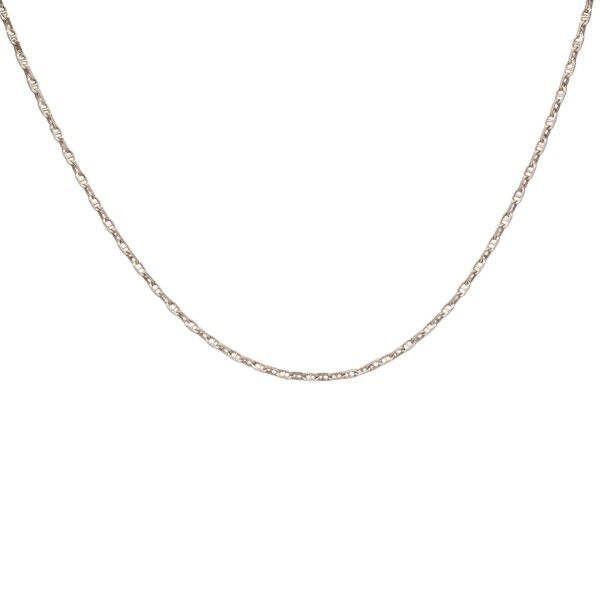 Cadena Force con barra-Plata 925-Sin Piedra-CD3122 sinpiedra