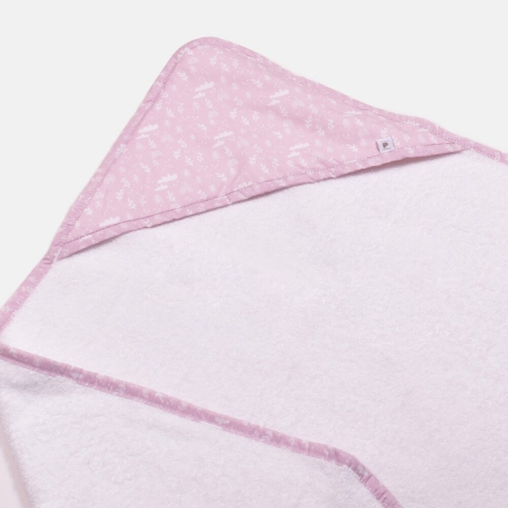 Toalla con Capucha 80x80 Bosque Rosa