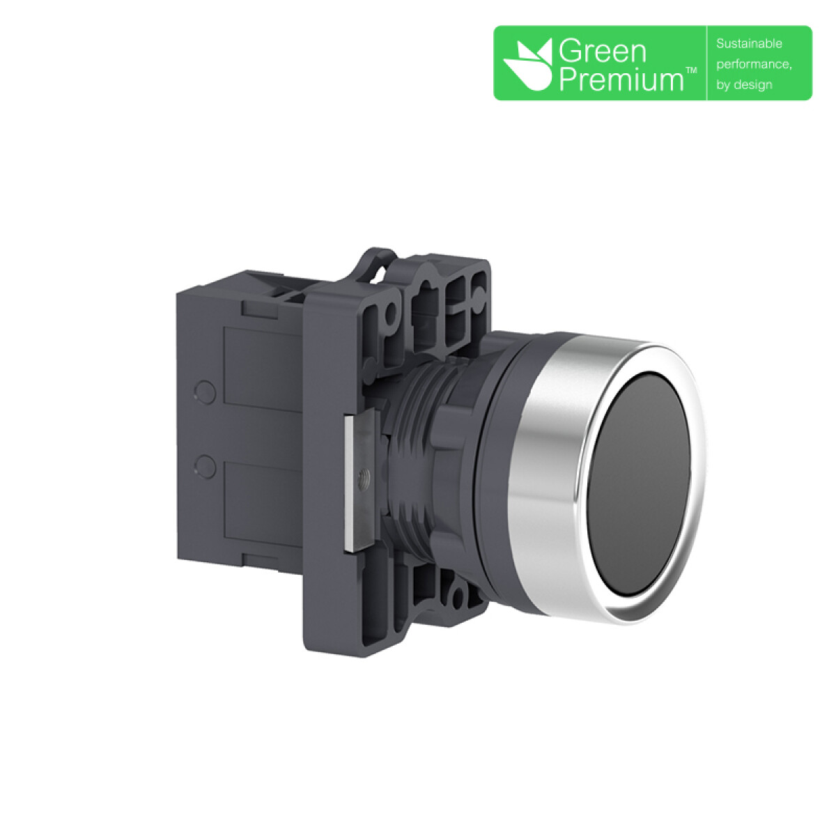 Pulsador rasante negro 1NA ø22mm IP65 Easy - TL5004 