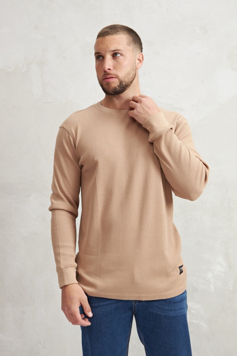 REMERA EROS - BEIGE 