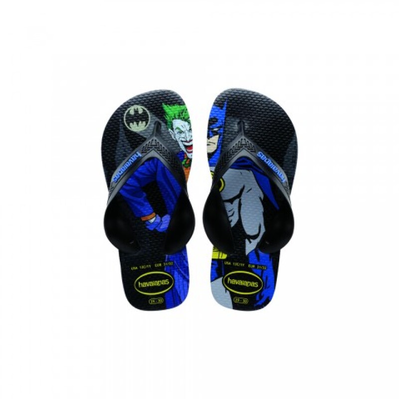 Sandalia de Niños Havaianas Kids Max Heroes Negro - Azul