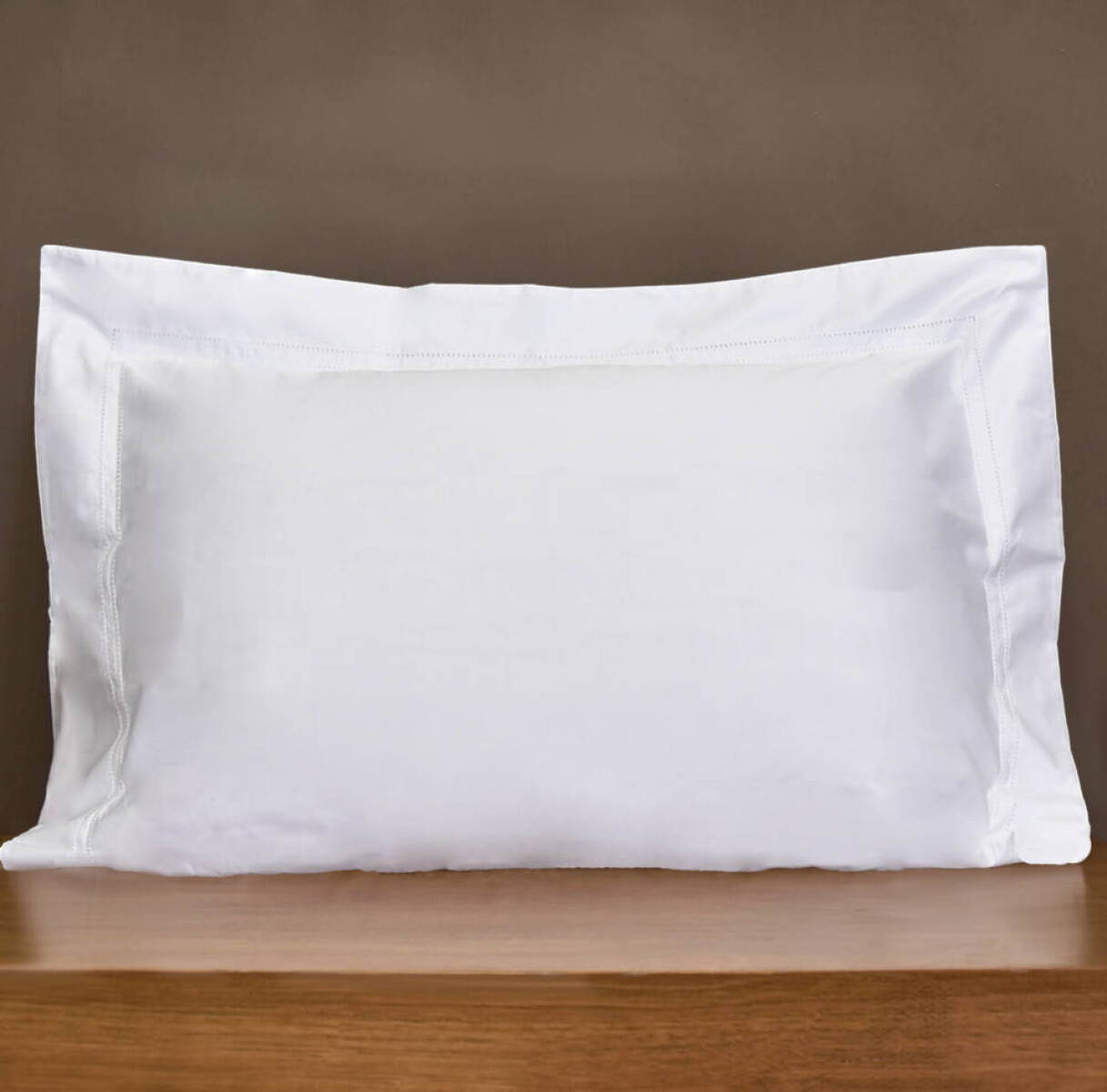 Funda Finezza Ajour 600 Hilos Blanco Bordado Blanco - 45 x 45 
