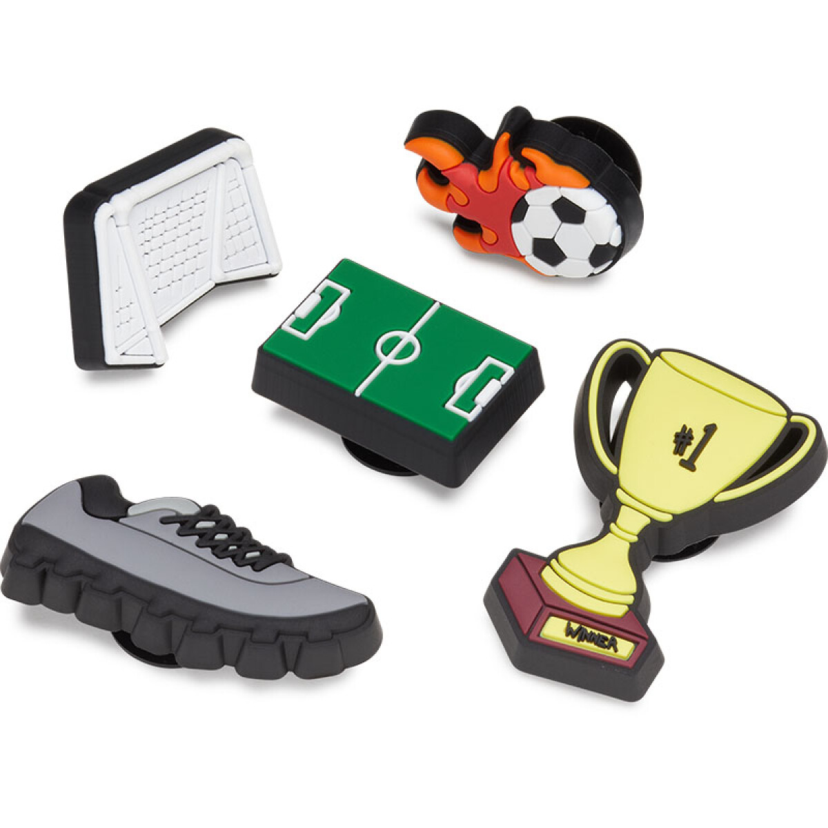 Jibbitz™ Charm Soccer Celebration 5 Pack - Multicolor 