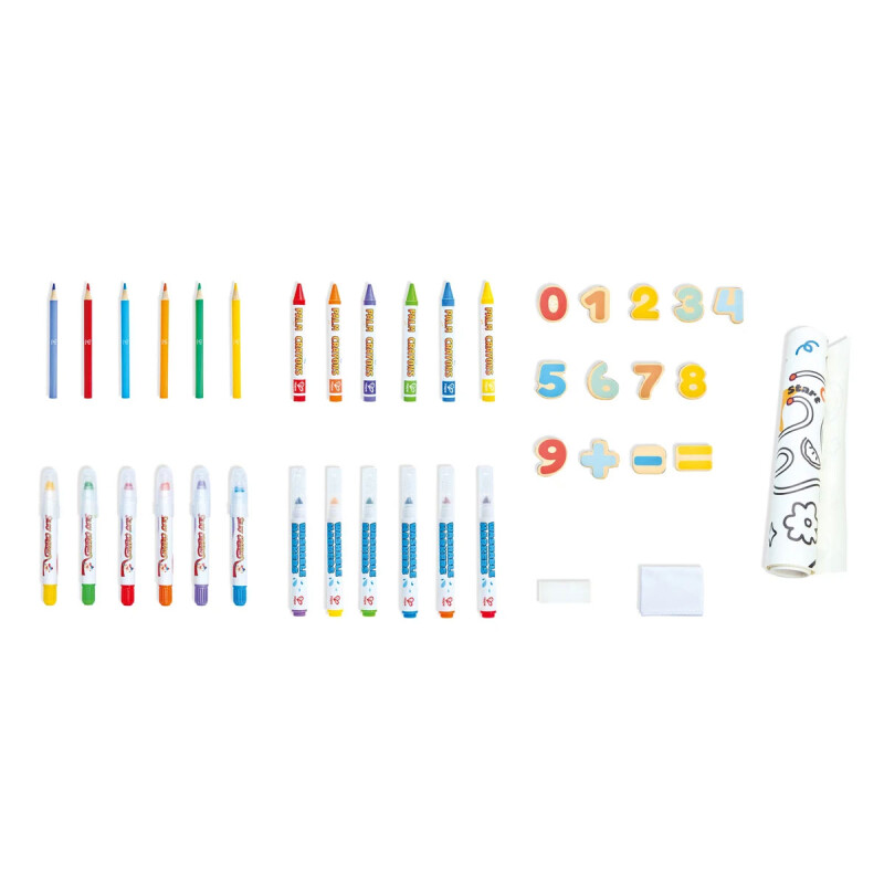Set arte y aprendizaje portátil Hape Set arte y aprendizaje portátil Hape