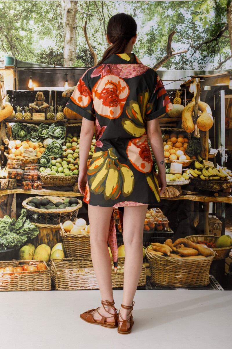 PRE VENTA VESTIDO KIWI PRINT Multifruit