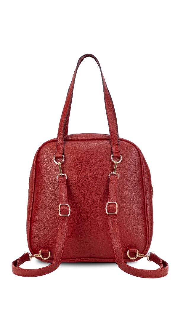 MOCHILA CLARA ROJO PASION