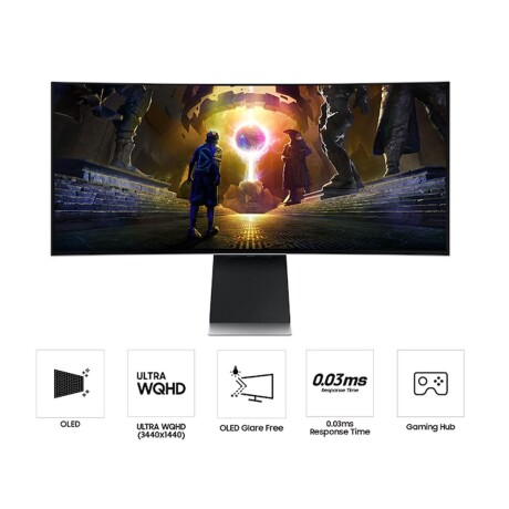 Monitor Samsung 34"OLED Curv. G8 Ultrawqhd 175HZ 0 001