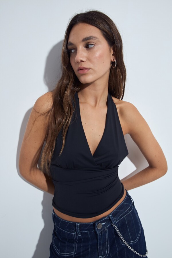 TOP JORDANCIA Negro