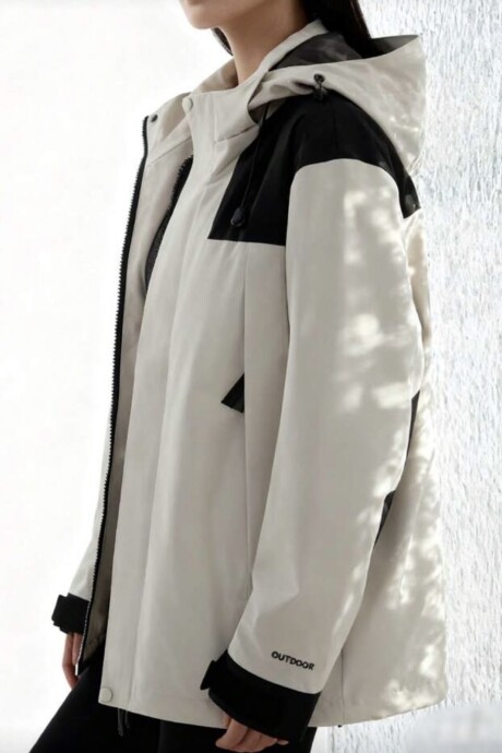 Campera impermeable RAIN Crudo