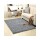 Alfombra Peluda Shaggy de 1.0 x 1.5 m Gris