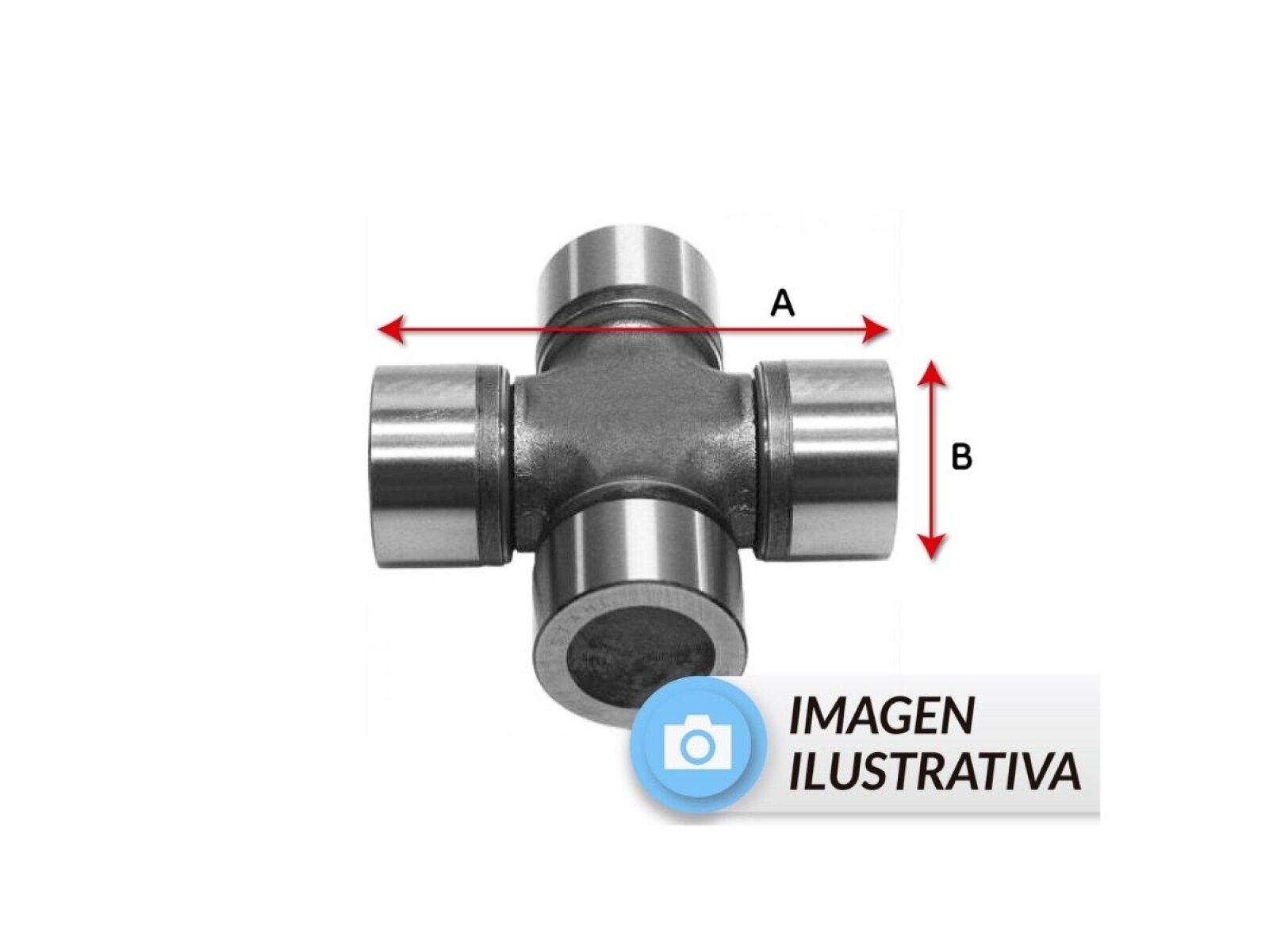 CRUCETA A:115,4mm B:39,6mm 