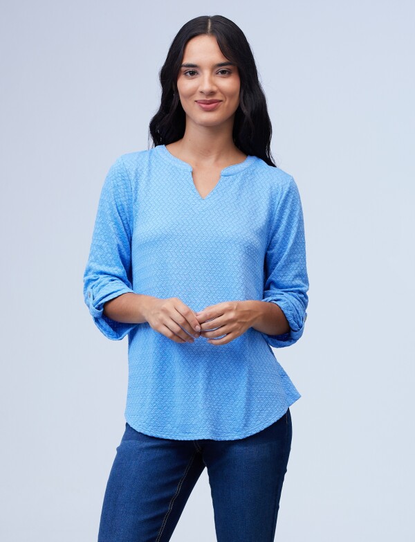 Blusa Relieve CELESTE
