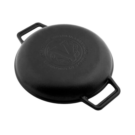 Sartén grill de hierro fundido curado Victoria 25cm Negro