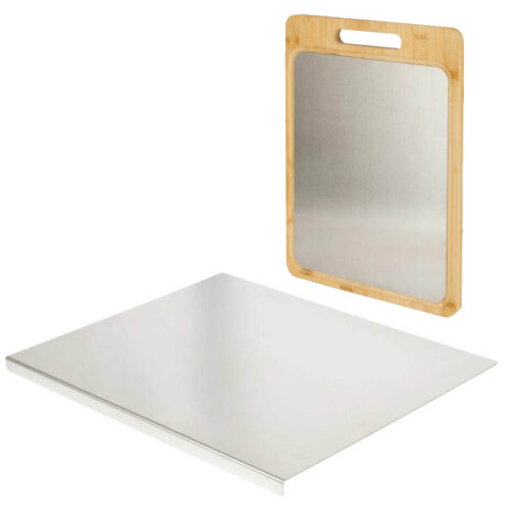 Set X2 Tablas Cocina Madera Acero Inox El Chingón Set X2 Tablas Cocina Madera Acero Inox El Chingón