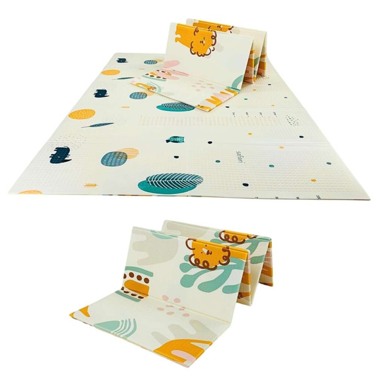 Alfombra Infantil Plegable Y Reversible - Antideslizante C 