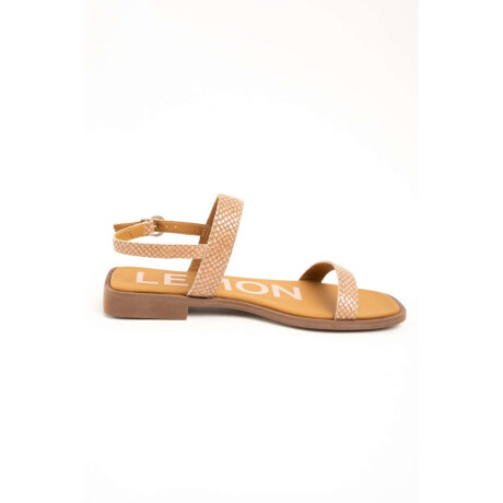 Sandalia Texturada Beige