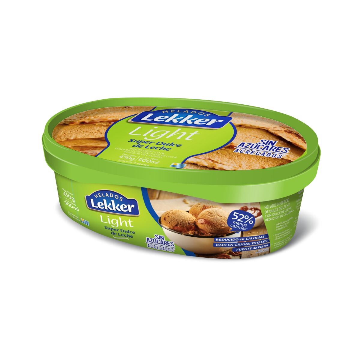 Lekker 900 Ml Super Dulce De Leche Light 