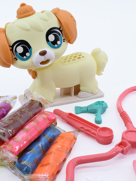 ARCILLA DE MOLDEAR PERRITO BLANCO