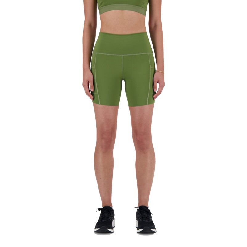 Short New Balance de Dama - ATHLETICS 6 INCH - WS41271DEK GREEN
