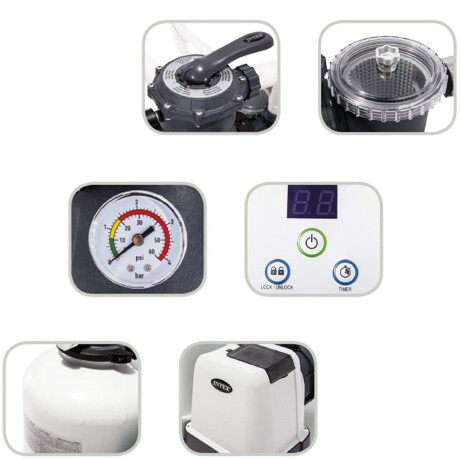 Bomba Intex Filtro De Arena Piscinas Intex 10500 L/h Bomba Intex Filtro De Arena Piscinas Intex 10500 L/h