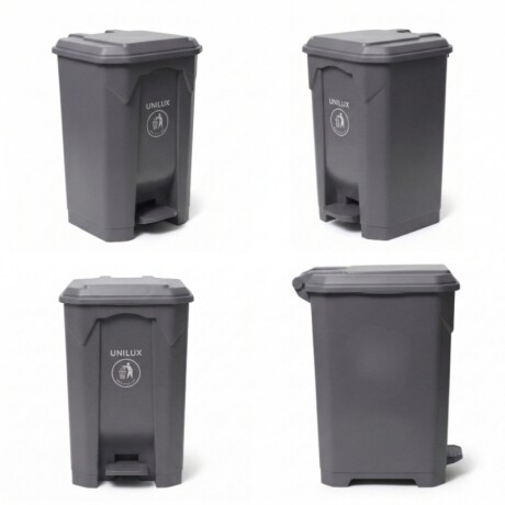 CONTENEDOR DE BASURA 80 LITROS Contenedor de Basura 80 Litros Gris