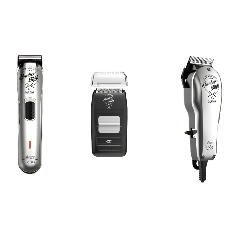 Set GAMA Trimmer GT527 + Afeitadora + Cortadora Barber Set GAMA Trimmer GT527 + Afeitadora + Cortadora Barber