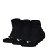 Medias de Mujer Puma Plain Quarter Socks X3 Negro