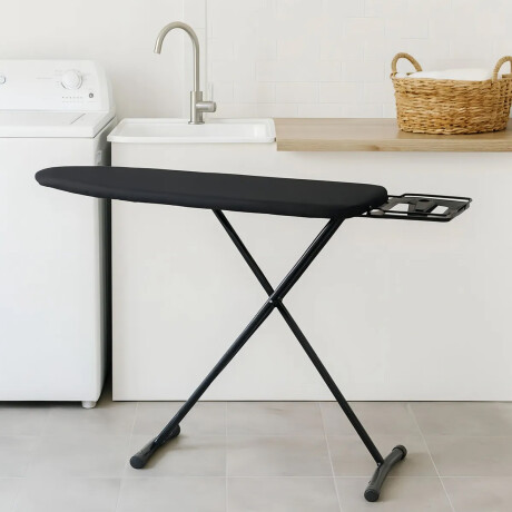 Tabla De Planchar Ajustable 5 niveles Plegable Porta Plancha Negro