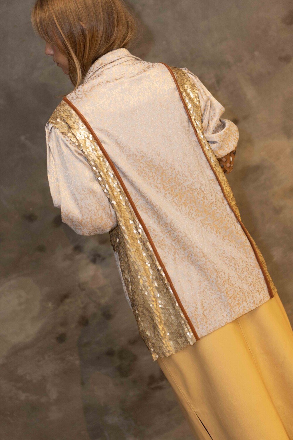 Disco Blazer Dorado