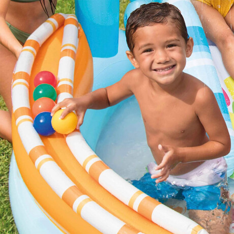 Piscina Intex Centro Juegos C/ Tobogán Inflable Niños Inx057144