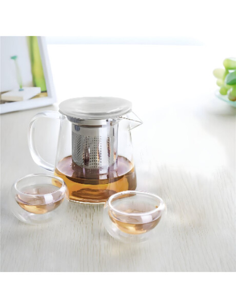 TETERA 500ML TAPA CRISTAL BOROSIL. INFUSOR A.INOX TETERA 500ML TAPA CRISTAL BOROSIL. INFUSOR A.INOX