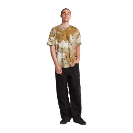 Remera Volcom ABG DESERT BEERS POCKET SST Mostaza